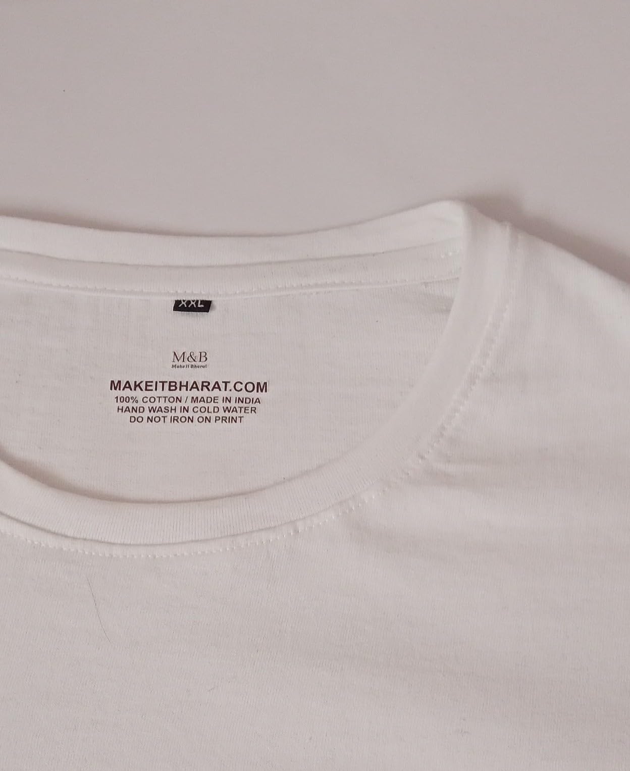 MakeitBharat Pure Cotton Men's Premium White Oversized T Shirt - Ho Chi Minh Vietnam