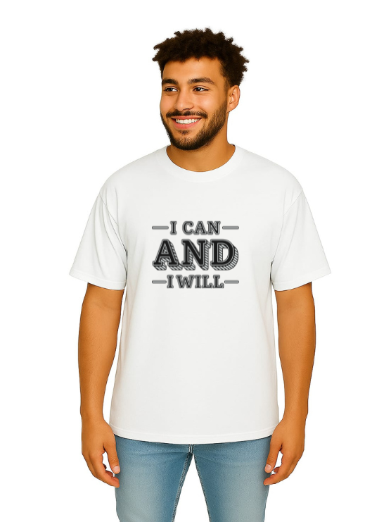 MakeItBharat Oversized Pure Cotton Unisex White T Shirt - Motivational 10