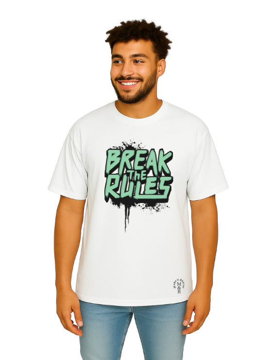 MakeItBharat Oversized Pure Cotton Unisex White T Shirt - Motivational 5