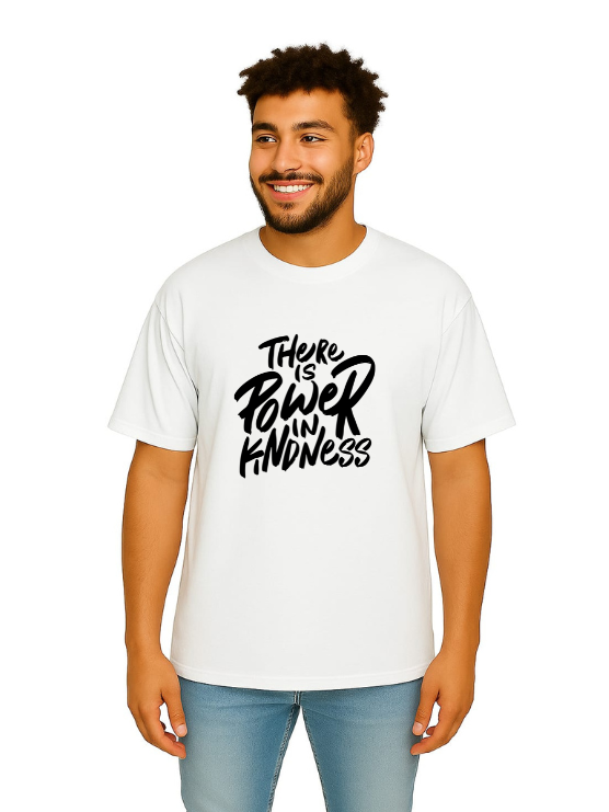 MakeItBharat Oversized Pure Cotton Unisex White T Shirt - Motivational 6